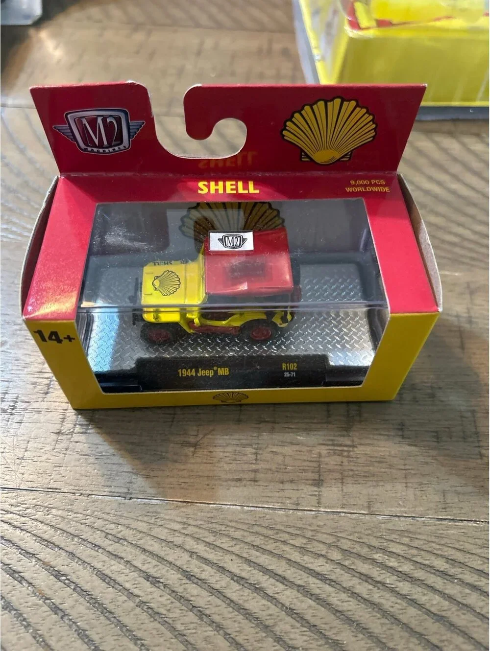 M2 Machines 1944 Jeep MB Shell Oil Diecast Truck Sealed Ford Collectible